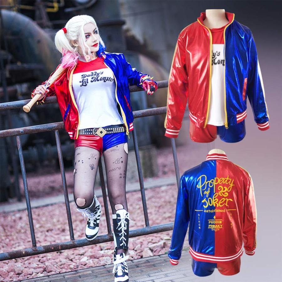 Amazon.co.jp: [starcoscat] ハーレイクイン コスプレ衣装