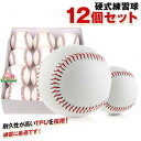 硬式野球ボール 12個セット 練習用 硬式球 バッティング練習 キャッチボール トスバッティング ティーバッティング ゴロ捕球 あすつく