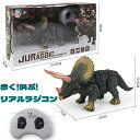 ラジコン 恐竜 RC THEトリケラトプス ダイナソー 動く 音が鳴る おもちゃ 玩具 for 子供 男の子 キッズ 誕生日 クリスマス プレゼント