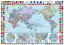 世界地図（世界全図）ポスター（B1判）【2020年最新版】表面ビニールコーティング加工※水性ペンで書き消しができます！