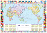2024年版世界地図カレンダー