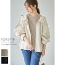 エステル平織マウンテンパーカー【楽天 マガシーク ZOZO限定】【forsyth フォーシス】tocco closet(トッコクローゼット) アイボリー ネイビー