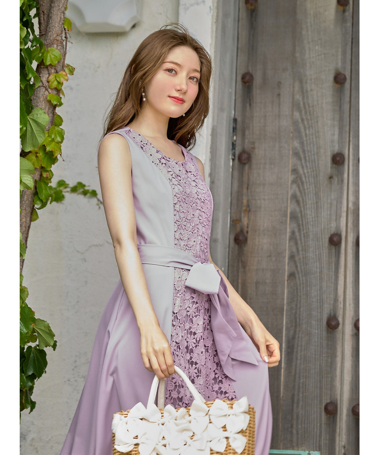 楽天市場】ラベンダー（カラーパープル）（ワンピース｜レディース