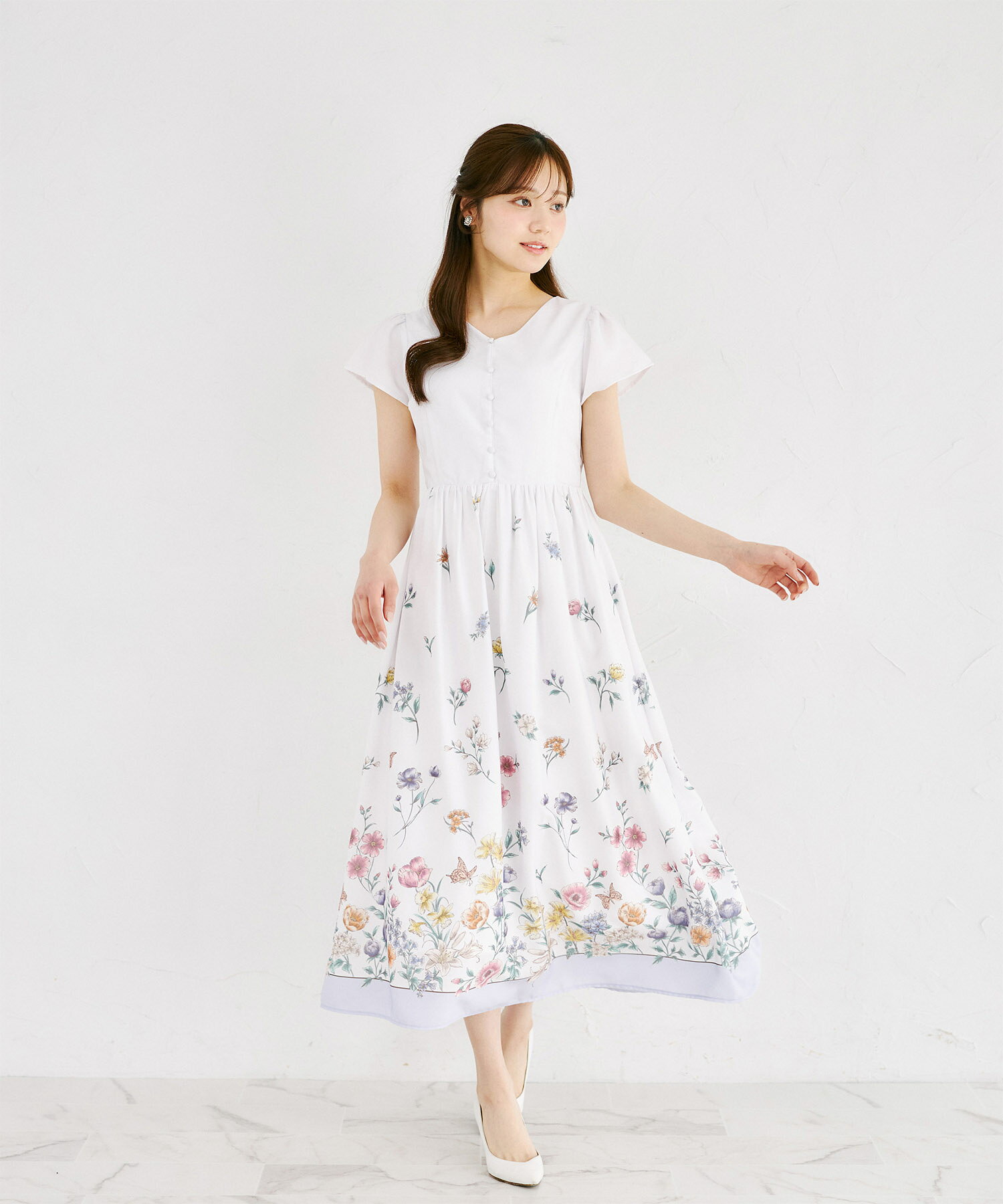 楽天市場】ラベンダー 花（ワンピース｜レディースファッション）の通販
