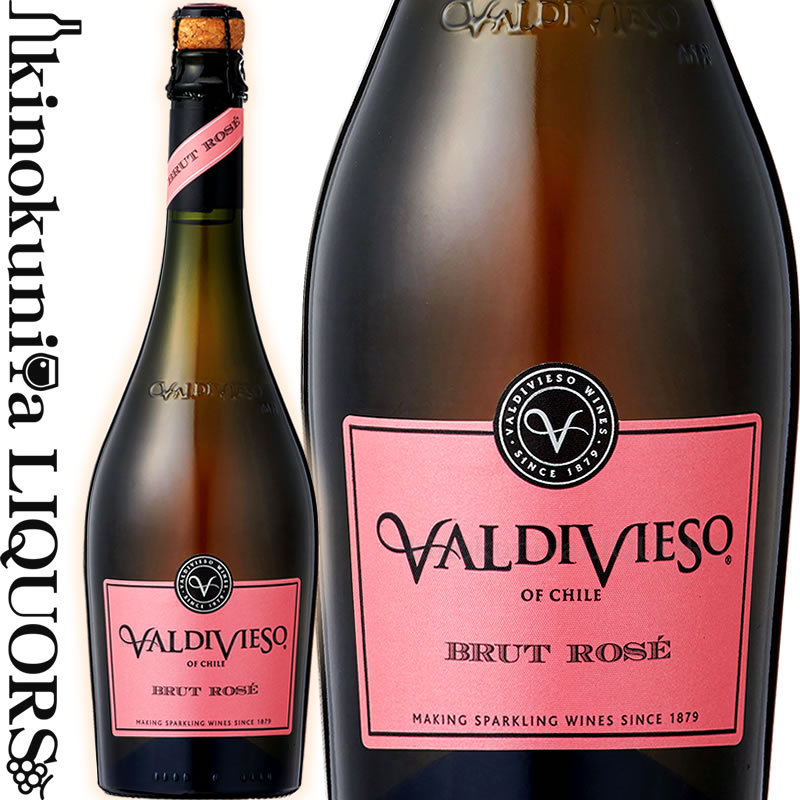 バルディビエソ ブリュット ロゼ  スパークリングワイン ロゼ 辛口 750ml / チリ セントラル ヴァレー Valdivieso Brut Rose ワイン王国 2017 No.98 5星 No.80 5星 