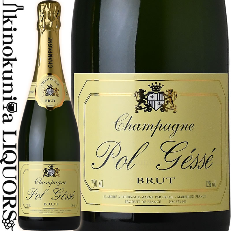 ポル ジェス シャンパーニュ ブリュット [NV] スパークリングワイン 白 辛口 750ml / フランス シャンパーニュ G.H.マーテル Pol Gesse Brut シャンパン