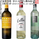 イタリアワイン 金賞受賞歴 辛口 白ワイン 飲み比べ3本セット 〜〜第3弾〜〜 イタリア シチリア / アルゼンチン / オーストラリア　750ml【送料無料S】