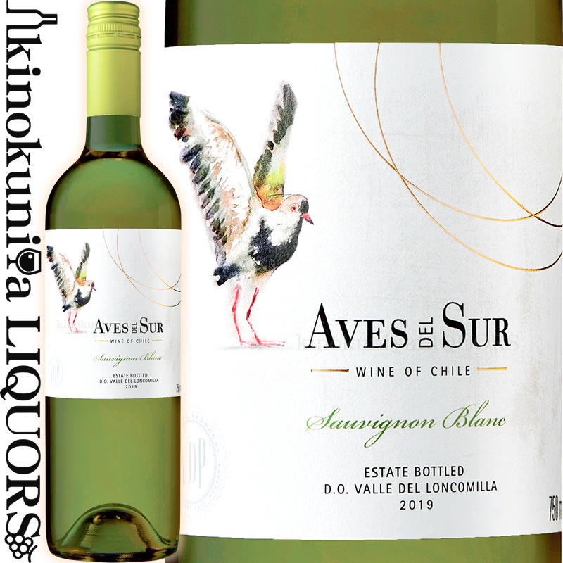 デル スール / ソーヴィニヨン ブラン  白ワイン 辛口 750ml / チリ セントラル ヴァレー マウレ ヴァレーD.O. / Vina del Pedregal S.A　Aves del sur Sauvignon Blanc 