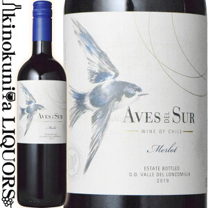 【セール】デル スール / メルロー [2020] 赤ワイン フルボディ 750ml / チリ セントラル・ヴァレー ロンコミージャ・ヴァレーD.O. / Vina del Pedregal S.A　Aves del sur Merlot
