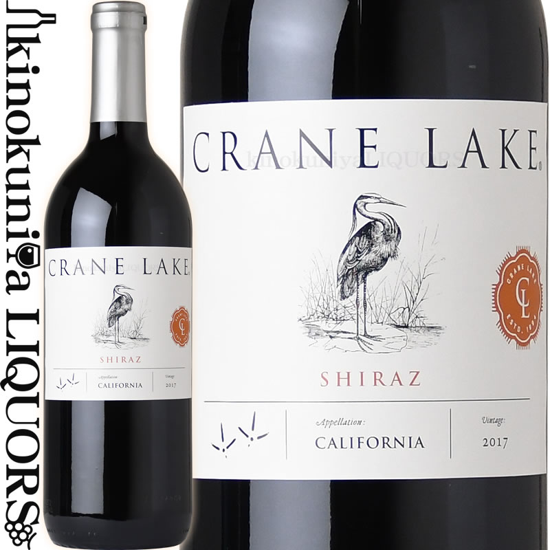 クレインレイク / シラーズ  赤ワイン フルボディ / アメリカ カリフォルニア州 サクラメント＆サン ホアキン バレー / ブロンコ ワイン カンパニー / CRANE LAKE SHIRAZ (東京実業貿易)