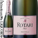 　Rotari Brut Rose ロータリ ブリュット ロゼ 色スパークリングワイン ロゼ 味わい辛口 ヴィンテージ品名に記載 産地イタリア トレンティーノ アルト アディジェ 原産地呼称トレントD.O.C. 品種ピノ・ノワール 75%/シャルドネ 25% ALC度数12.5% 飲み頃温度6℃ キャップ仕様コルク ◆醸造 醗酵：ステンレスタンク 熟成：ステンレスタンク6カ月/瓶内二次発酵24カ月以上 ◆商品説明 世界50カ国以上で愛されているロータリ。淡い輝きのあるシルバーピンク色で、チェリーや、リンゴ等の可愛らしい新鮮な果実香が豊か。フレッシュな酸味と程よいボディがあります。 ◆コンクール入賞歴 (NV)サクラ・アワード 2014 金賞 (NV)ベルリン ワイン・トロフィー 2014 金賞|2013 金賞|2011 金賞 (NV)アルティメット ワイン・チャレンジ 2013 チェアマンズトロフィー (NV)サンフランシスコ インターナショナル・ワイン・コンペティション 2009 金賞 (NV)ワイン・エンスージアスト Aug 2013 90点 (NV)ワイン・エンスージアスト Dec 2011 89点 (NV)ワイン・エンスージアスト Nov 2010 TOP100ベストバイ 13位 89点 (NV)ワイン王国 No.60」 スパークリング世界対決 　ROTARI 　ロータリ 世界が欲しがる瓶内二次醗酵スパークリングワインブランド ◆高品質・瓶内二次醗酵スパークリングワイン ワイン先進国のアメリカ、ドイツや北欧で大ブレイク中の高品質・瓶内二次醗酵スパークリングワイン、「ロータリ」。 アルプス山脈が聳え立つ風光明媚なイタリア北部トレンティーノ地方に位置し、高品質なスパークリングワインを造るための最先端の知恵と技術が結集した新進気鋭の造り手です。 　シャンパーニュにも使用される高級ブドウ品種、「ピノ・ノワール」と「シャルドネ」のみを使用し、さらにより深いコクと繊細な泡立ちを実現させる瓶内二次醗酵という製法でスパークリングワインを造り出します。 ◆収穫は全て手摘み。自社の良質なブドウのみを選別 　ロータリでは収穫は全て人の手によって行われます。広大な畑を持つ生産者としては異例の手法といえます。なぜなら全てを手摘みするということは、機械で収穫するのとは比べものにならないほどの労力・コストがかかるためです。 　しかしその分、人の手による収穫には大きなメリットがあります。それは「ブドウを傷つけず、さらに良質な自社ブドウのみを選別できる」ということ。しかも使用するブドウの全ては自社で管理されたもののみ。これこそがロータリの雑味が少なく、フレッシュでクリーンな果実味の秘密のひとつといえます。 ◆最高のコストパフォーマンスを実現させる優れた理念 　ロータリは1600もの農家が株主となって運営されている生産者協同組合。従来の生産者協同組合からコンセプトを一新し、コストパフォーマンスの高いスパークリングワインを造りだすために様々な努力をしています。 その一例をあげると・・・ 【買いワイン・買いブドウは一切なし。自社のブドウ100％】 　通常生産者協同組合では組合員が栽培しているブドウの他にも「買いブドウ」や「買いワイン」を使用することがありますが、ロータリでは自社で管理している畑以外からは一切ブドウを購入しません。それにより、ロータリは他の生産者が実現できない、高いレベルで安定した品質を保つことができます。 自社のブドウ100％だと・・・ 1. ワインのコンセプトに合わせたブドウの栽培・ブドウの選別を行うことができる 2. 品質の良いブドウのみを選別して収穫できる 3. 安定した品質・価格を維持することができる といったいくつものメリットがありますが、これを実現することは実は非常に難しく、ロータリがスパークリングワイン造りに熱意をもっているからこそ可能な体制。ロータリがいかに特別な存在であるかが分かります。 ◆最先端の設備と、専門家集団の最強タッグ 　素晴らしい自然環境と徹底した手入れによって良質なブドウを手に入れることができるロータリ。そのブドウの良さを損なうことなく、さらに素晴らしい品質のワインへと昇華させるのが、ロータリが誇る「世界トップレベルの最先端設備」　と「栽培〜醸造・熟成まで、あらゆる分野のスペシャリストが揃った専門スタッフ」の最強タッグ。 【世界トップレベルの最先端設備】 　優れた企業理念によって成長を続けるロータリ。彼らが醸造や熟成に使用している設備はイタリアのみならず世界的にも数えるほどの生産者しか備えていないような最先端の設備。 　例えばブドウを圧搾してとれるジュースを保存しておくタンクひとつをとっても、様々なサイズを揃え、徹底して温度管理を行えるタンクを多数所有しています。それにより、ヴィンテージや畑によって異なる特徴を尊重しながらワインを造ることが可能となります。 　さらに、瓶内二次醗酵スパークリングにとって非常に重要な工程が熟成です。通常よりも長い熟成期間をとっているロータリ。その分熟成させるワインを置くスペースだけでも広大な空間を必要とします。徹底した管理体制のもと、広大なセラーを所有するロータリだからこそ、リーズナブルな価格のワインを安定して供給することができるのです。 【栽培-醸造・熟成まで、あらゆる分野のスペシャリストが揃ったスタッフ】 　それら最先端の設備を使いこなすのは、ロータリ自慢のスペシャリスト集団。栽培?醸造、そして熟成にいたるまで、ワイン造りに関わる全ての工程において専門知識と経験を備えたスタッフを抱えています。 　例えば熟成に使用する木樽。ロータリで使用する樽は全てオーダーメイド。それはワインの特徴にあわせてどのような樽を使用すればいいかを判断するスペシャリストがいるから可能になることです。 【フレッシュでクリーンな果実味、そして心地良いコク】 　ロータリを口に含むと、蜜をたっぷりと含んだリンゴ、または熟したパインのような非常に華やかなフルーツのアロマが広がります。それはこの土地で栽培され、厳選された良質のブドウに備わっている固有のアロマですが、その香りを最大限に活かすため、ロータリ社は使用する酵母まで徹底してこだわっています。理想とするスタイルのスパークリングワインに最適な酵母を研究の結果突き止め、現在ではその効用によって3種類を使い分けているのです。 　また、「心地良いコク」は長い熟成期間によって得られる瓶内二次醗酵ブランドの美点。ロータリでは法的に規制された熟成期間よりも長くワインを熟成させることにより、理想的なコクをワインに与えることに成功しています。例えば、良年にのみ生産するロータリ社の代表作「フラーヴィオ」はなんと60ヶ月もの間熟成されます。この心地の良いコクが幅広く料理との相性を楽しむことのできるロータリ・スタイルの秘密のひとつ。 【繊細で上品な泡立ち】 　食事を楽しむために、スパークリングワインの「泡立ち」は外すことのできない非常に重要なポイント。折角の美味しい食事も、スパークリングワインの泡によってお腹がいっぱいになってしまっては元も子もありません。 　食事を楽しむための理想的な泡立ちとは、「力強くもキメが細かく、泡のひとつひとつが繊細。口の中で弾けるような荒々しさよりも、ワインに溶け込んでいくような上品で優しい泡立ち」と表現できます。 　それこそがまさにロータリが目指すスパークリングワインのスタイル。当然ながら、より繊細なスタイルの泡立ちを実現させるにはより細心の注意を払う必要があります。最適な酵母の選定に代表されるような、「こういうスパークリングワインを造りたい！！」という熱い想いによって実現されているガストロノミック（食を愛する）クオリティなのです。 【シャンパーニュの帝王が"私のお気に入り"と絶賛】 　シャンパーニュの帝王と呼ばれる世界的に著名なワイン・ジャーナリスト、リチャード・ユリーン氏。彼は自らの著書の中でもロータリについて触れ、「My favorite sparkling wine = "私の最もお気に入りのスパークリングワイン"」と絶賛しています。 【アメリカ、そしてヨーロッパ各国でNO.1シェア】 　ロータリの品質は既に世界中で認められています。ワイン先進国のアメリカ、そして食文化が発達しているヨーロッパ諸国（ドイツ・オーストリー・スウェーデン・ノルウェー・デンマーク）にて、最も飲まれているイタリア産瓶内二次醗酵スパークリングワインとしてNO.1のシェアを誇ります。 【数々の国際一流ホテル、そしてディズニーも愛するロータリ】 　世界各国の一流ホテルも数多くロータリを採用しています。世界中のセレブが宿泊するため、彼らのスパークリングワインを採用する基準は非常に厳格。ロータリの品質の高さが窺い知れます。 ※採用実績例 フォーシーズンズ　ホテル (New York) ジョン・ハンコック　センター (Chicago) ベラージオ　ホテル (Las Vegas) ヴェネチアン　リゾート　ホテル　カジノ (Las Vegas) カエサル　パレス　ホテル (Las Vegas) ビバリーヒルズ　ホテル (Los Angeles) ディズニーワールド　オーランド (Orlando) ビバリーヒルズ　ヴェルサーチ グランドセントラル　オイスター (USA) 【シャンパーニュの代わりになる最高級品】 　スカンジナビア・トレード・ジャーナリスト協会によるロータリへの評価は特に高く、「Best alternative to Champagne = シャンパーニュの代わりになる最高級品」として絶賛されています。 【ドイツの国際ワインコンテストで最優秀スパークリングに選ばれる快挙】 　そしてロータリの品質向上への飽くなき努力はついに報われます。 　2010年にドイツで行われた国際ワインコンテスト「ベルリン・ワイン・トロフィー2010」、そのイタリア・スパークリングワイン部門にて「最優秀スパークリングワインメーカー」に選出されるという快挙を達成したのです。全てのイタリア・スパークリングワインメーカーで最も優れていると評価されたロータリ。発売以来注目すべき瓶内二次醗酵スパークリングワインの造り手として高い評価を得、今や世界中で大人気となっているロータリの快進撃はとどまることを知りません。 ※掲載画像はイメージです。お届けの品のラベルイメージ、ヴィンテージが異なる場合がございます。 メーカー希望小売価格はメーカーサイトに基づいて掲載しています。