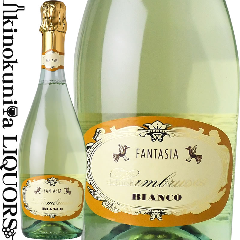 【在庫大放出】ファンタジア ランブルスコ ビアンコ 白 [NV] 微発泡 白 甘口～やや甘口 750ml / イタリア ロンバルディア IGT Fantasia Lambrusco Bianco 弱発泡スパークリングワイン