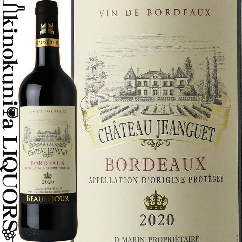 シャトー ジャンゲ [2020] 赤ワイン ミディアムボディ～フルボディ 750ml / フランス ボルドー AOCボルドー Chateau Jeanguet