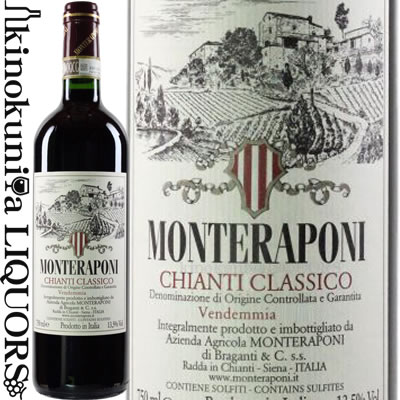 【完売】他のヴィンテージをご検討くださいモンテラポーニ / キャンティ クラッシコ [2020] 赤ワイン フルボディ 750ml / イタリア トスカーナ D.O.C.G. MONTERAPONI CHIANTI CLASSICO 無濾過無清澄