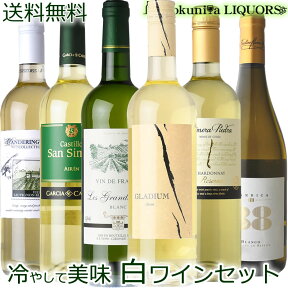 キィーンと冷やして美味しく飲める 世界のコスパ！辛口 白ワイン6本セット ＿＿第5弾＿＿【送料無料】 夏にピッタリ家飲み応援セール リーズナブルに6本セット