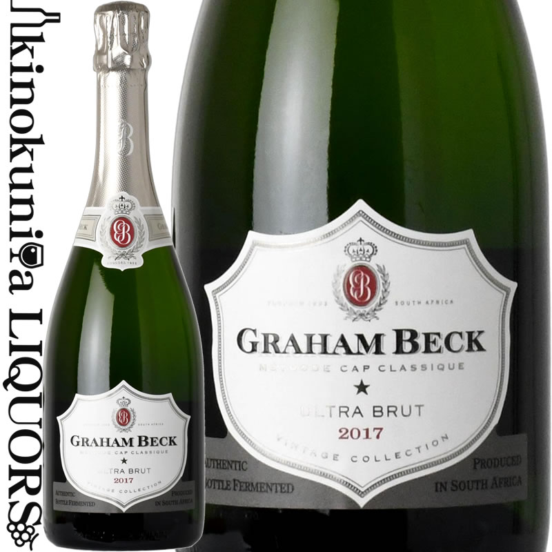 　Graham Beck Ultra Brut グラハム・ベック ウルトラ ブリュット 色スパークリングワイン 白 味わい辛口 ヴィンテージ品名に記載 産地南アフリカ ウエスタン・ケープ ブレーダー・リヴァー・ヴァレー 原産地呼称W.O.ロバートソン 品種シャルドネ 67%/ピノ・ノワール 33% ALC度数12.5% 飲み頃温度8℃ キャップ仕様コルク ビオ情報サステナブル農法 認証機関Sustainable Wine South Africa (SWSA) 年間生産量28000本 ◆醸造 醗酵：瓶内二次醗酵/85%ステンレスタンク/15%シャンパーニュ樽(旧樽/205L)醗酵後5カ月熟成、MLF無し。 熟成：瓶内二次醗酵期間62カ月 (デゴルジュ:2022.9.7) ◆商品説明 熟した柑橘類や白桃、オレンジの花のアロマを持ちます。ブリオッシュや蜂蜜香も随所に現れ、非常にドライなスタイルのスパークリングワインです。爽やかな果実味と弾ける泡も魅力です。 ◆評価歴 (2017)「ティム・アトキン 2024」 94点 　Graham Beck Wines 　グラハム・ベック ワインズ オバマ氏が、マンデラ氏が歴史的勝利の日に味わったスパークリング ◆南アフリカの中のシャンパーニュ 南アフリカで最も有名にして、世界に誇る高品質スパークリングワインとして、多くの賛美を浴びてきたグラハム・ベック。 良質なピノ・ノワールとシャルドネの産地として有名な産地に農場を購入、1991年より生産をスタートさせました。南アフリカ産スパークリングとして、初リリースから毎年高い評価を獲得。南アフリカで最も多くの賞を受賞してきた生産者として知られています。恵まれた日照量が育む奥深い複雑味と果実味、それであってフレッシュさが際立った瓶内二次醗酵によるスパークリングワインです。 ◆南アフリカを代表するスパークリングワインの名手 醸造家ピーターの身体を流れる血は「泡」で出来ている、とワイン関係者が語るほどスパークリングワインの生産を天職にしてきた南アフリカを代表する泡の重鎮的存在です。 マムやモエ・エ・シャンドン等シャンパーニュを代表する蔵を含め多くの蔵でワイン造りを経験。今でも、何度もシャンパーニュに赴き理想とする「パーフェクトな泡」を追求し知識を養っています。シャンパーニュでは研究論文の発表も行い、シャンパーニュの発展にも貢献しています。 ◆独特のテロワール「ロバートソン」 ウエスタン・ケープの中で最も濃度の高い、そして世界でも最も古い石灰岩質土壌を有するシャルドネの銘醸地です。赤い頁岩や砂岩質、シストの混ざった風化した花崗岩質土壌の上に茶褐色の古生代の石灰質土壌が広がる地区で、天然の良質で素晴らしい酸が備わったワインが生み出されます。 南アフリカでは3月頃にヒートウェーブ（熱波）が訪れることもありますが、スパークリングワインの収穫は1月前半から行われます。ロバートソンは比較的熱い地区ですが、逆にスパークリング用ブドウの栽培には大変適しており、熱波が訪れる前に十分に成長した酸の乗った美しいブドウを収穫することが出来ます。 ※掲載画像はイメージです。お届けの品のラベルイメージ、ヴィンテージが異なる場合がございます。南アフリカが世界に誇るシャンパン製法 瓶内二次発酵スパークリング!! 南アフリカのシャンパーニュ　グラハンム・ベック南アフリカで最も有名にして、世界に誇る高い品質から南アフリカで最も多くの賛美を浴びてきたグラハム・ベックスパークリング。1983年、良質なピノ・ノワール＆シャルドネの産地として有名なロバートソン郊外のマディバで農場を購入し、1991年よりシャンパーニュをも凌ぐスパークリングワインの生産をスタートさせました。そして、初リリースの2002年から今日に至るまで6年連続南アフリカ産スパークリングでは毎年TOP10生産者に選ばれ、南アフリカで最も多くの賞を受賞してきた生産者として知られています。グラハム・ベックで産み出されるスパークリングワインは、恵まれた日照量が育む奥深い複雑味と果実味、それであってフレッシュさが際立った円熟しきっていないミステリアスで沢山の可能性を持つワイン。この矛盾ともいえる要素を秘めたワインと、この品質からは想像できない手ごろな価格設定がグラハム・ベックの醍醐味です。瓶内二次発酵のワインの必須条件ともいえる、熟成ポテンシャル、食事とのバランス、シャンパーニュを想わせる細やかなキメを持つ泡と、全ての条件を兼ね備えたワインがグラハム・ベックなのです。 　　 　 オバマ氏も味わった勝利の美酒バラク・オバマ氏が第44代アメリカ大統領への立候補を決めた夜、妻のミシェルと共にお気に入りのレストランで飲んだワインがグラハム・ベックNVブリュット。このワインの魅力に感動し、大統領に選ばれた時に祝杯をあげようとその場で6本注文したそうです。そして歴史的な日、世界に向けてラント・パークで就任演説を行う前に、勝利の栓が再び抜かれたそうです。 　 グラハム・ベックのこだわり1. 栽培----- テロワールにこだわり区画を厳選、抵抗力の高いクローンへの植え替えを行うなど、畑第一主義で取り組む 2. 収穫----- 手摘み・厳しい手作業による選果 3. プレス----- 酸化を防止しフレッシュさを保ち、且つ繊細な泡を産み出す事を目的に収穫後ブドウは30分以内にプレス。4時間かけて優しく段階的にプレスを行う 4. 醗酵---- プレスごとに細かくキュヴェを分離・醗酵。各ワインスタイルに最適なブレンドを行う 5. 設備---- 醸造設備は全て本場シャンパーニュから取り寄せ、南アフリカにあって本場シャンパーニュと同じ条件下で醸造を行う 。　　 　 醸造家「ピーター・フェレイラ氏」オバマ氏も味わった勝利の美酒フェレイラ氏（写真中央）の身体を流れる血は「泡」で出来ている、とワイン関係者が語るほどスパークリングワインの生産を天職にしてきた南アフリカを代表する泡の重鎮的存在。マムやモエ・エ・シャンドン等シャンパーニュを代表する蔵を含め多くの蔵でヴィンテージを経験。これまで何度もシャンパーニュに赴き理想とする「パーフェクトな泡」を追求し知識を養ってきました。シャンパーニュでは研究発表等も行いシャンパーニュの発展にも貢献しています。