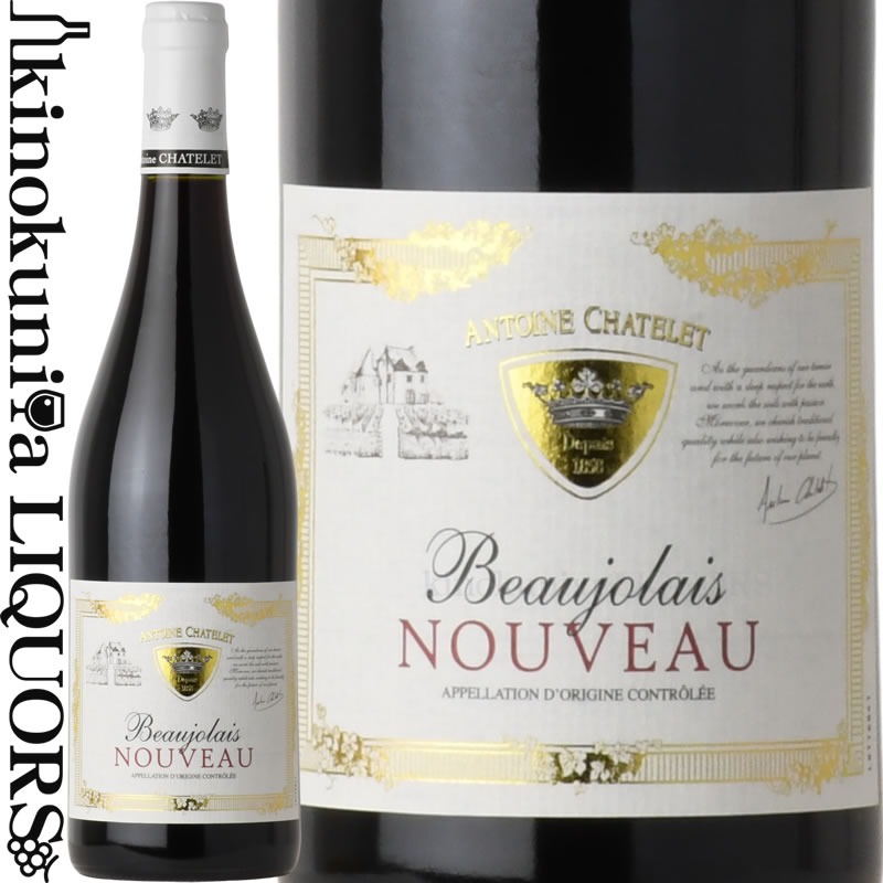 アントワーヌ シャトレ / ボジョレー ヌーヴォー [2025] 航空便 赤ワイン ライトボディ 750ml / フランス AOCボジョレー ボージョレー ヌーボー ANTOINE CHATELET ビーガン Beaujolais Nouveau 新酒 2025年11月20日解禁(11月19日一斉出荷)[bjn]のサムネイル