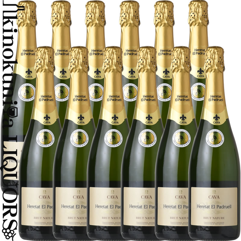 【12本まとめ買い】エレタット エル パドルエル ブリュット ナチュレ [NV] 白 スパークリングワイン 辛..