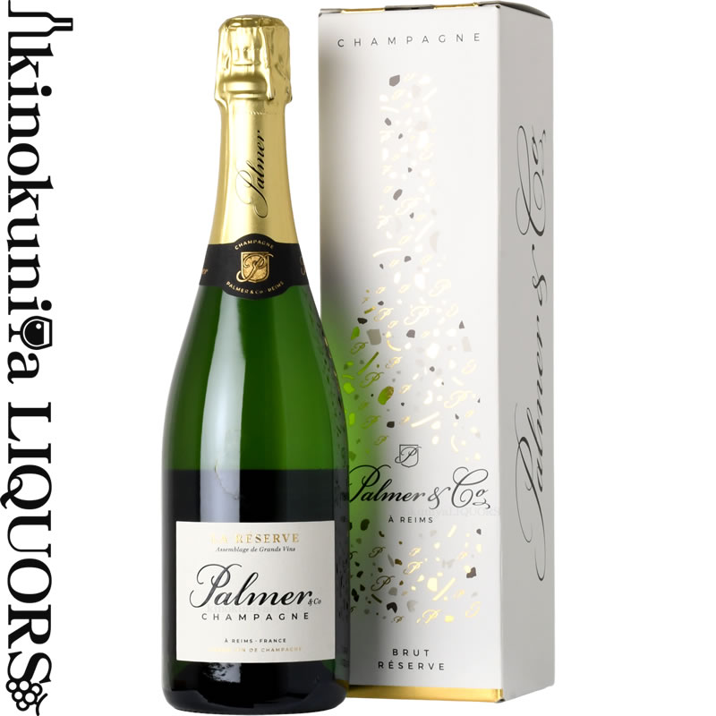 【化粧箱入】パルメ シャンパーニュ ラ レゼルヴ ブリュット [NV] スパークリングワイン 白 辛口 750ml / フランス シャンパーニュ Champagne Palmer & Co. BRUT RESERVE シャンパン 「世界No.1のシャンパーニュNVブリュット」 tochikame-10012821 ワインの専門店・紀伊国屋リカーズ パッケージ画像