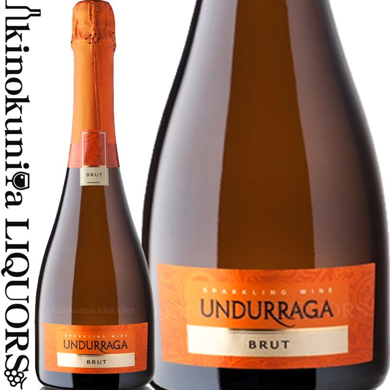 ウンドラーガ / スパークリング ブリュット [NV] 白 スパークリングワイン 辛口 750ml チリ D.O.マイポ ヴァレー Sparkling Brut 柑橘系アロマが溢れ出す辛口泡　まとめ買いされるお客様多数の人気アイテム