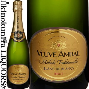 【家飲み応援セール】ヴーヴ アンバル / ブラン ド ブラン ブリュット メトード トラディッショネル [NV] 白 スパークリングワイン 辛口 750ml / フランス シャラント県 ヴーヴ アンバル Veuve Ambal Blanc de Blancs Brut Methode Traditionnelle