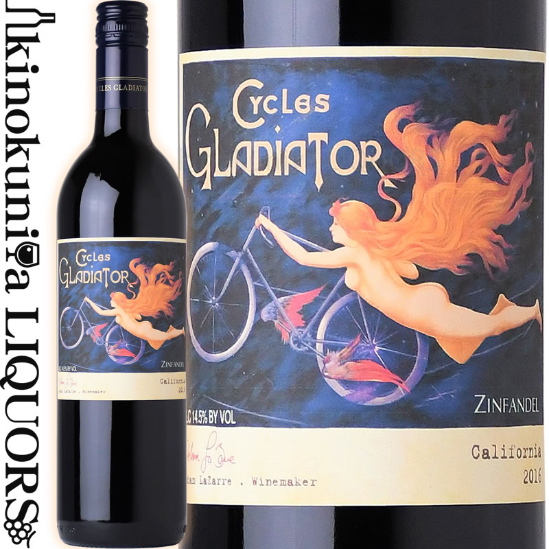 サイクルズ グラディエーター ジンファンデル カリフォルニア 2019 2020 赤ワイン 750ml / アメリカ カリフォルニア Cycles Gladiator Zinfandel California 旨安ワインノミネート銘柄