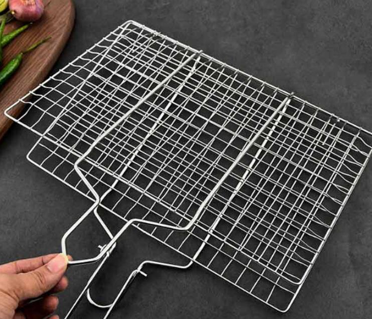 焼き網 バーベキュー アウトドア 魚焼き 挟み焼き キャンプ用品 調理器具 BBQ ステ...