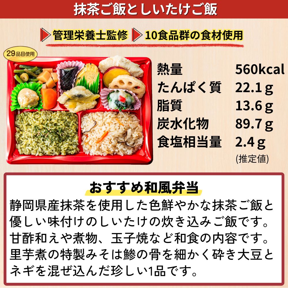 健康生活応援弁当 2食 野菜たっぷり 彩り 豊か 10食品群 減塩 栄養バランス フレイル予防 噛みやすい 健康食 シニア 高齢者 一人暮らし 親への贈り物 選べる メニュー お試しセット 送料無料 tochukeneshop-10000036 桃中軒 楽天市場店 サンプル画像2