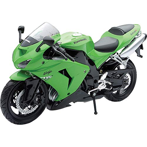 1/12 Scale NEWRAY Diecast Bicycle Model Green KAWASAKI ZX-10R 並行輸入品