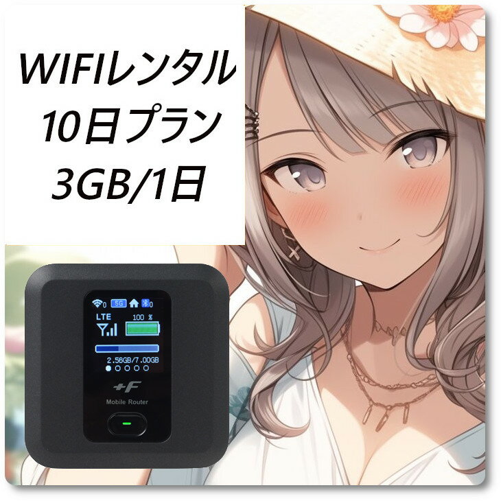 【Wi-Fiレンタル】wifi レンタル 10日プラン 往復送料無料 Softbank 日本国内 旅行 出張 一時帰国 契約不要 短期 モバイルwifiルーター..