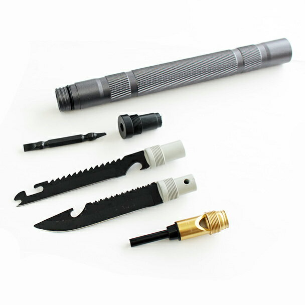 多機能 トレッキングポール マルチツール内蔵 アウトドア 登山 防災 タクティカル コンパクト収納 組み立て式 ナイフ 笛 ファイヤースターター 収納バッグ通販格安セール情報　楽天　通販