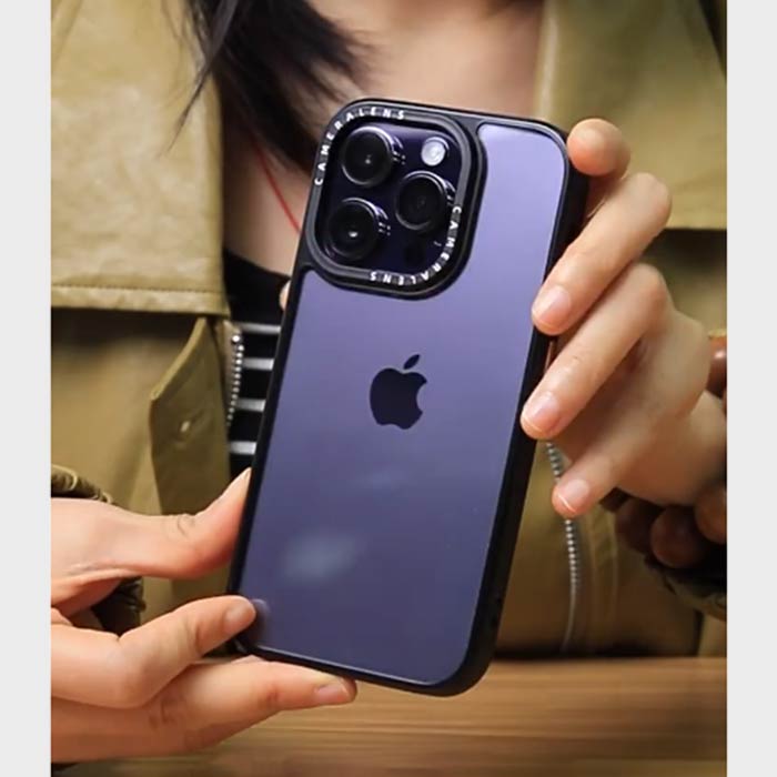 iPhoneケース iphone 雑貨 女子 女の子 シンプル カジュアル 便利 プチプラ クリア ブラック/パープル iPhone14 iPhone14Plus iPhone14Pro iPhone14ProMAX iPhone13　iPhone13Pro iPhone13ProMAX iPhone12 iPhone12Pro iPhone12ProMAX Plus Pro Max