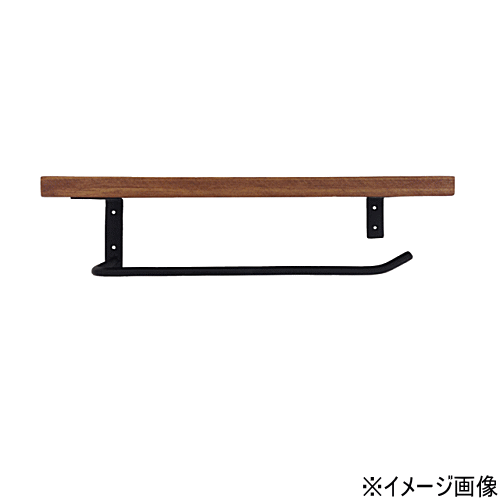 CREER オールドパインペーパーホルダーW　91500083 (アイアン 棚付 アンティーク調 トイレ アンティーク雑貨 おしゃれ）