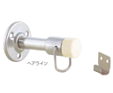 ベスト 巾木戸当り(自在型) No.405-S 仕上色:ヘアライン / 1個 (開きドア用金物 ドアストッパー 交換 株式会社ベスト BEST 金物)