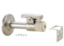 ベスト 巾木戸当り(自在型) No.407-1 仕上色:ヘアライン / 1個 (開きドア用金物 ドアストッパー 交換 株式会社ベスト BEST 金物)