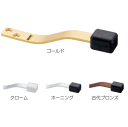 ベスト 上框戸当り No.417 A=95 仕上色:クローム・黒ゴム / 1個 (開きドア用金物 ドアストッパー 交換 株式会社ベスト BEST 金物)