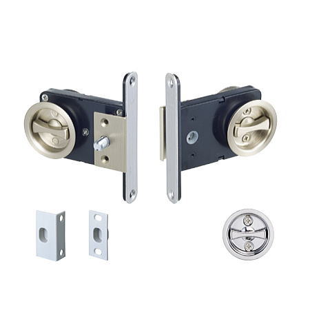 ベスト　オフセット引戸錠(両面サムタン) No.277S (錠 鍵 ドア 引戸 ベスト BEST ...