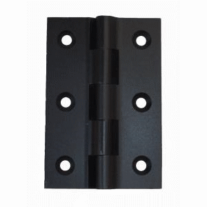 DUVE HI230BK　真鍮製 丁番 W52xH76 (蝶番 ヒンジ ドア アンティーク調 交換 カントリー おしゃれ）