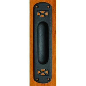 DUVE SD130BK　真鍮製 引手 SD Puller C (取手 取っ手 引き戸 ドア アンティーク調 交換 カントリー おしゃれ）