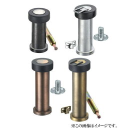 エイト ミニラ戸当り(フック付 アンカー 高さ90mm) FC90ステン色(301) (戸当り 戸当 ドアストッパー)