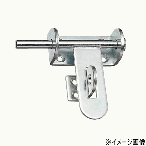 クマモト PLUS ユニクロ横掛金 D-47 / 1個 (掛け金 防犯 鍵 錠 カギ ドア 扉 交換 金物）