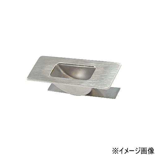 Rakuten - クマモト PLUS ステン下部受 アンカー付 D-67 / 1コ (フランス落し 丸落し 防犯 鍵 カギ ドア 扉 交換 金物）