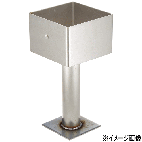 Rakuten - クマモト PLUS ステンレス柱受 角 F-401-100 / 1個 (柱受金物 柱受け 交換 金物）