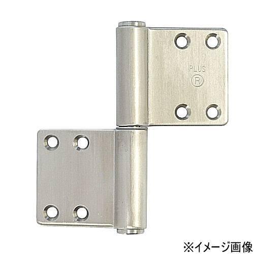 クマモト PLUS ステンレスKJ面付旗丁番 K-33-102R 右勝手 3x102mm / 1枚入 (丁番 蝶番 旗丁番 ヒンジ ドア 交換 金物）