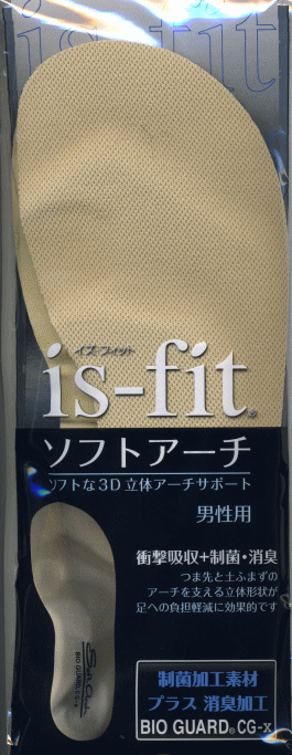 モリト is-fit インソール ソフトアーチ【靴の中敷き】(なかじき 中敷 くつ 靴 シューズ 靴ずれ防止 通..