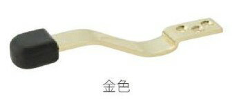 丸喜金属本社 MK ステンレス スパーク戸当 S-253 仕上げ:金色 ゴムの色:黒(戸当り ドアストッパー 扉 ..