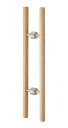 丸喜金属本社 タモウッド 丸棒ハンドルφ25 W-326 長さ=600mm /1組