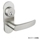 長沢製作所 GM 1Hレバーハンドル 小判座 シリンダー付間仕切錠 TXS-1H22