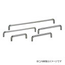 シロクマ 白熊印・HL-10 ステン 10φ丸棒ハンドル 300 仕上:ヘアーライン(全長=310mm ビスピッチ=300mm)