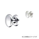 シロクマ 白熊印・KB-107 真鍮 マーキュリーツマミ 25 仕上:ホワイトブロンズ